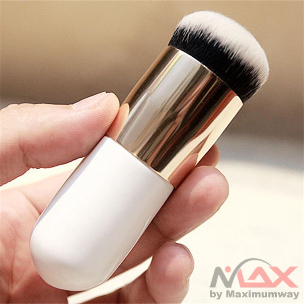 Kuas Make up untuk Foundation brush Powder kuas bedak New Fashion Chubby Pier Foundation Brush Flat Cream Makeup Brushes Professional Cosmetic Brush highlight brush loose powder 1PCS Small Fat Pier Foundation Brush Base Portable BB Cream