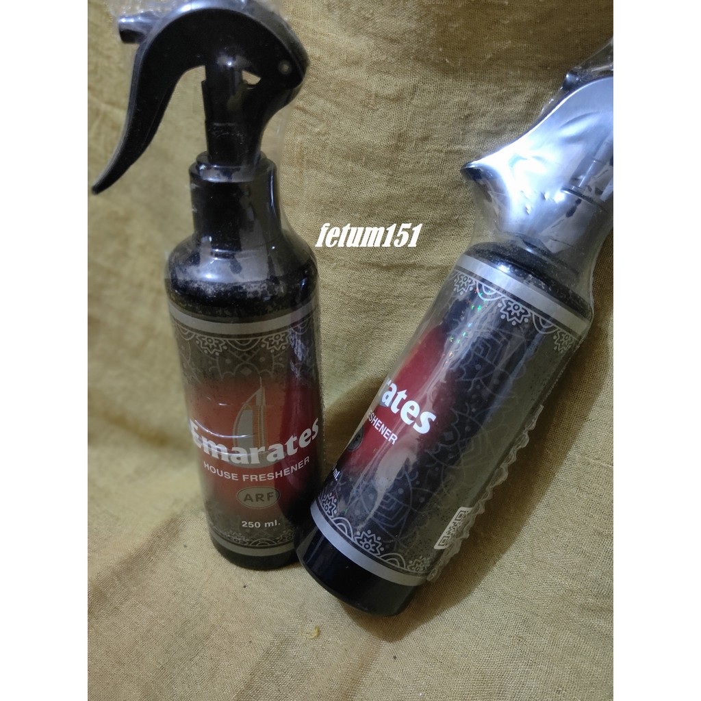 parfum pengharum ruangan arab freshner250ml EMIRATES atau mobil