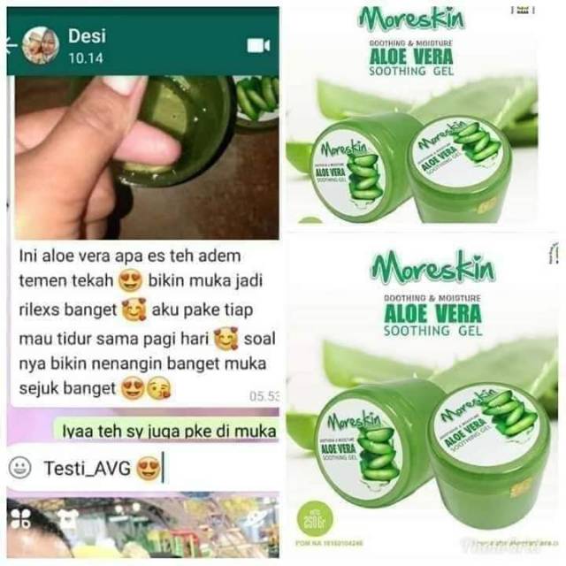 Moreskin aloe vera gel