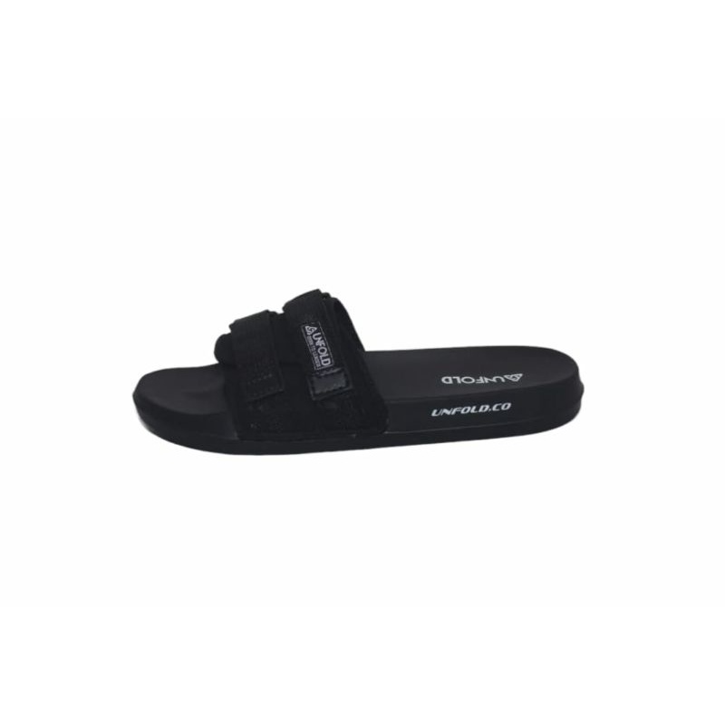Freddo Grey Black | Slippers | Sandal Pria | Sandal Murah | Sandal Slide