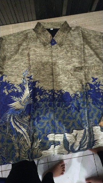Kemeja Batik Semi Sutra Silky Premium Puring Istimewa