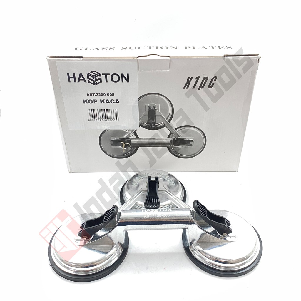 HASSTON 2200-008 BESI Kop Kaca Kaki 3 - Alat Angkat Pengangkat 3 Jaw