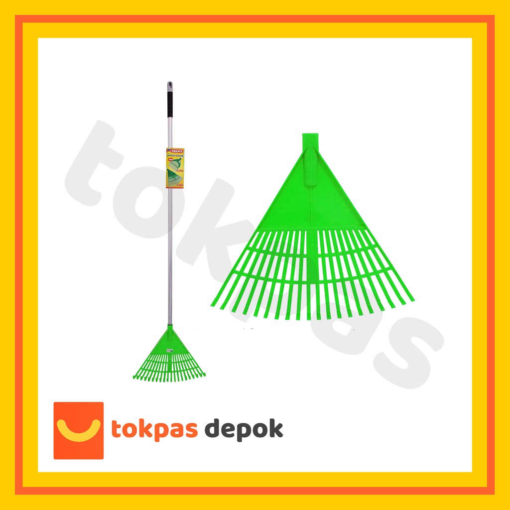 SHp2 [ANTI PATAH] Sapu Taman Daun Besar Garden Broom Garu Sapu Sampah Daun Sapu Kebun Daun Nagata