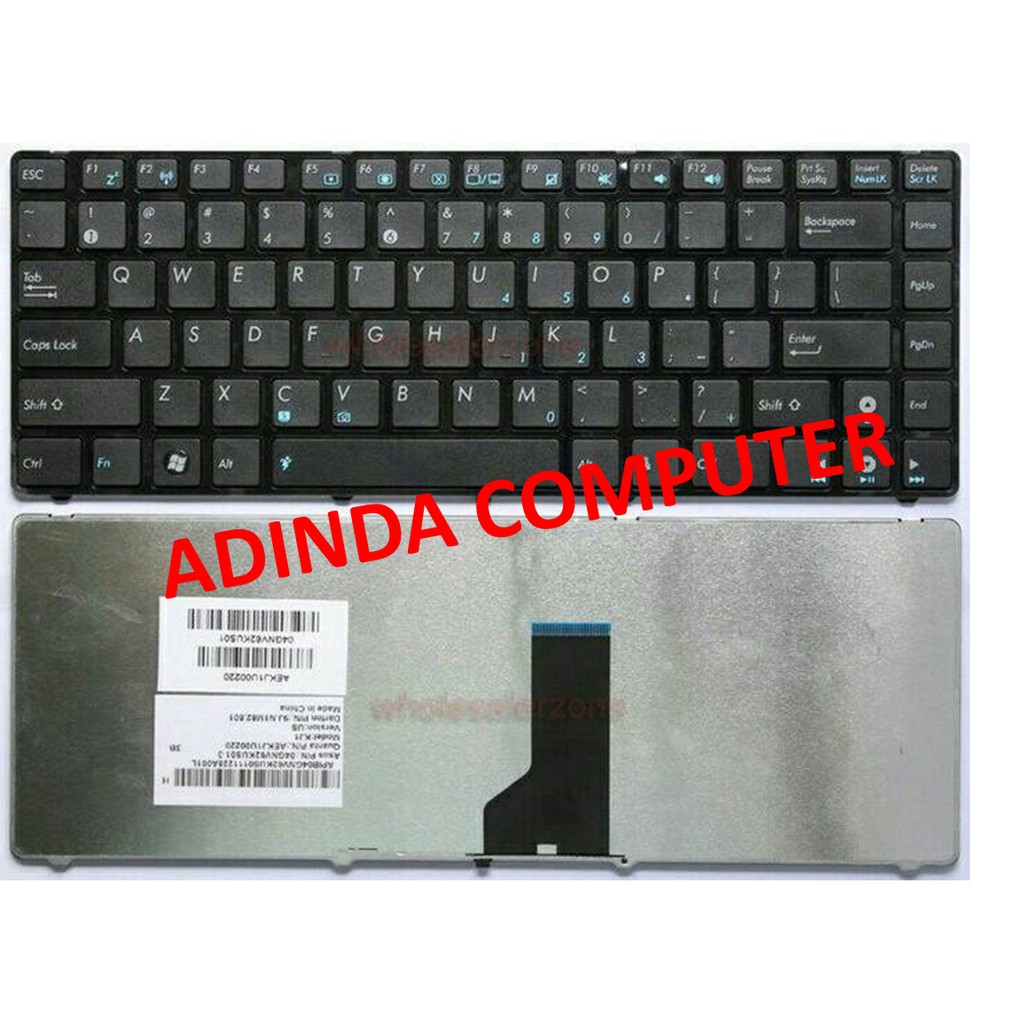 Keyboard Asus K42 A42 K42J A42J K42F UL30 UL30A UL30VT FRAME