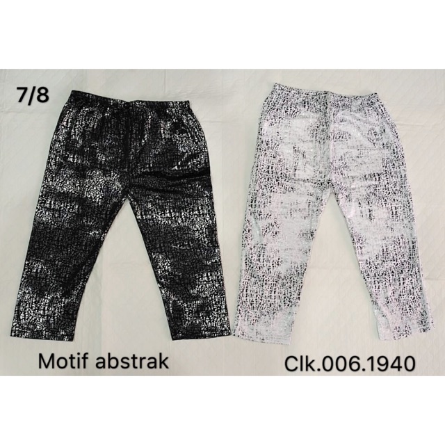 Celana legging panjang 7/8 anak perempuan 8-10th