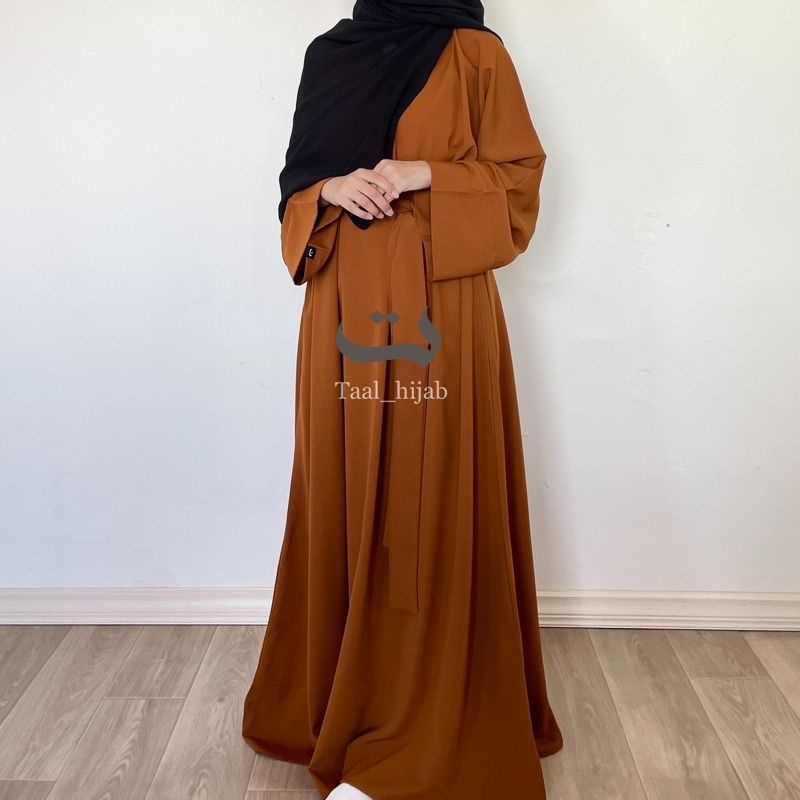 Abaya Turkey Deep Mustard by Taal Hijab