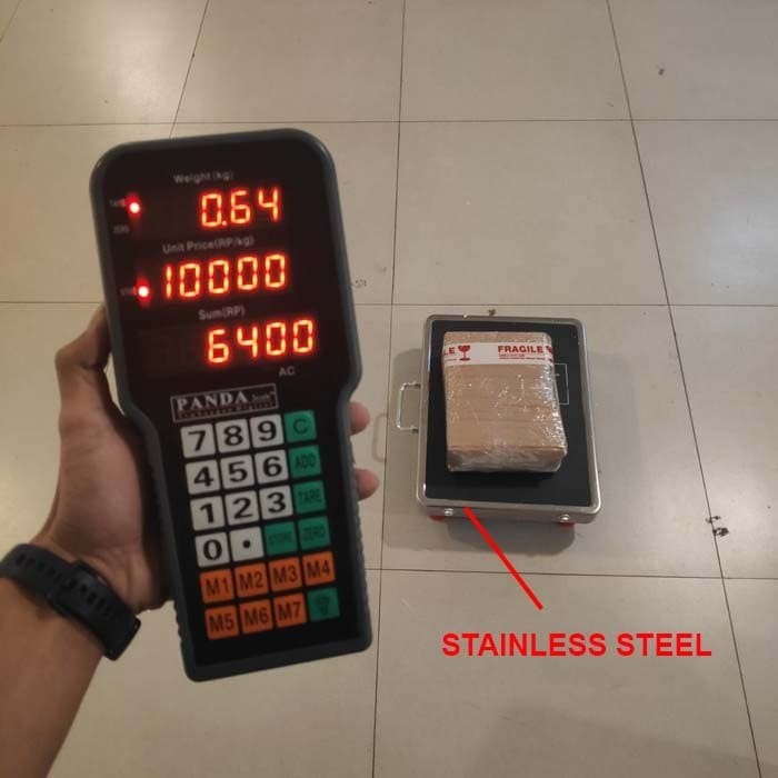 Timbangan Digital Barang Ekspedisi Wireless Tanpa Kabel 100kg 20g