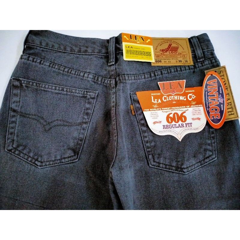 jeans Lea abu 606||  celana panjang pria 100% garansi ( bisa cod )