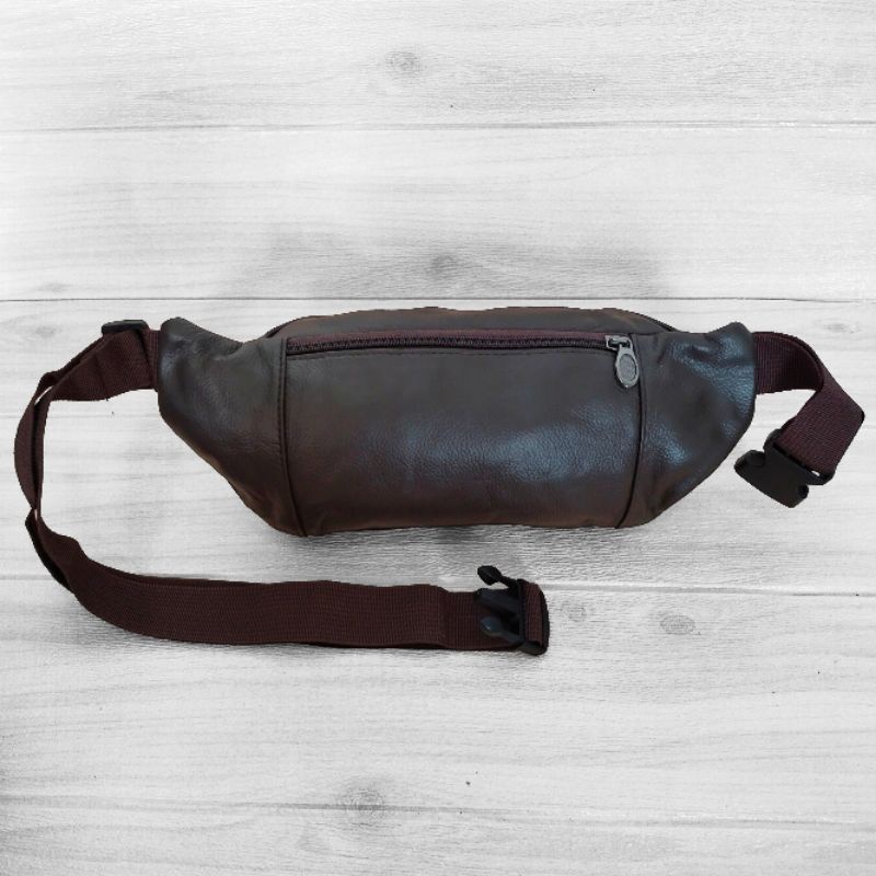 tas kulit asli tas waistbag pinggang