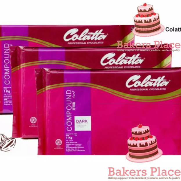 

COKLAT BATANG / DARK CHOCOLATE COMPOUND COLATTA / COLATA 5Kg MURAH