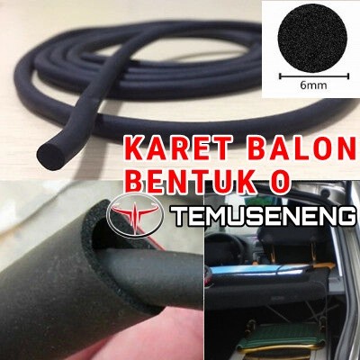 Karet Balon Bentuk O Bulat 6Mm Peredam Pintu Mobil Bentuk Bulat O Balon Kombinasi Karet D