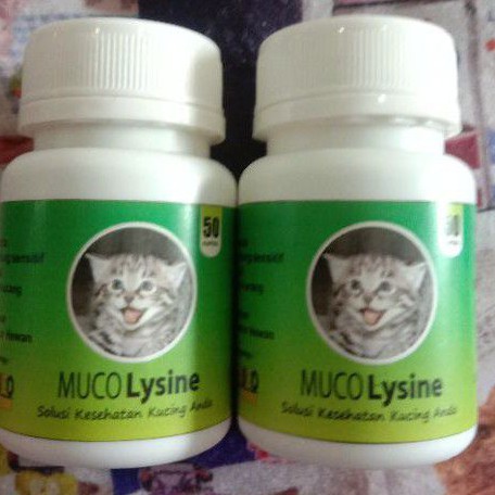Muco Lysine 50 kapsul Vitamin Capsul Penambah Nafsu Makan