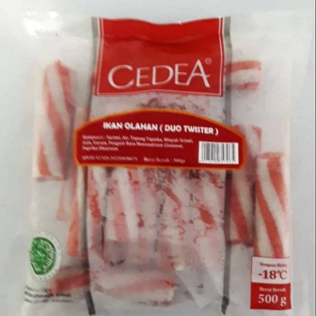 

Ikan olahan duo Twister/cedea 500gr