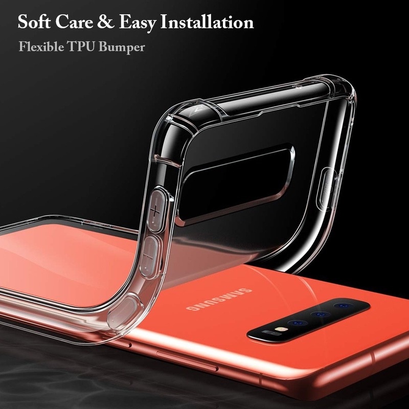 Casing Soft Case TPU Transparan Shockproof Untuk Samsung Note 8