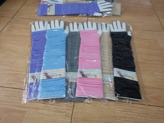 Sarung tangan lengan panjang fingerless