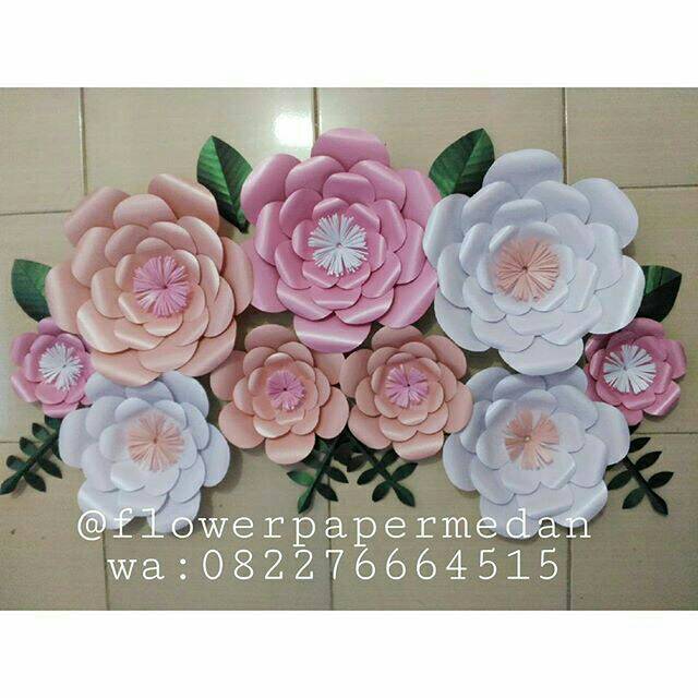 

FLOWER PAPER TERMURAH 125K DAPAT 17PCS / PAPER FLOWER MURAH