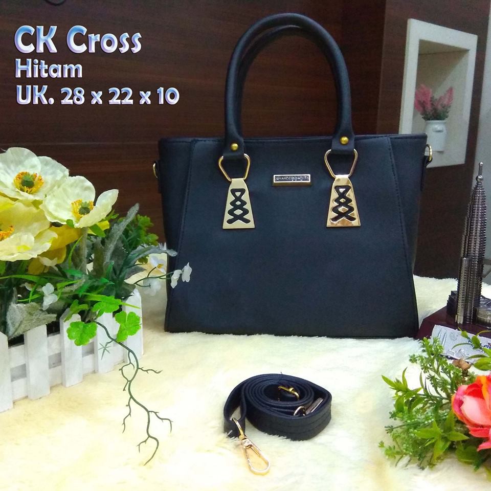 LS 534 - tas wanita handbag +selempang CROSS