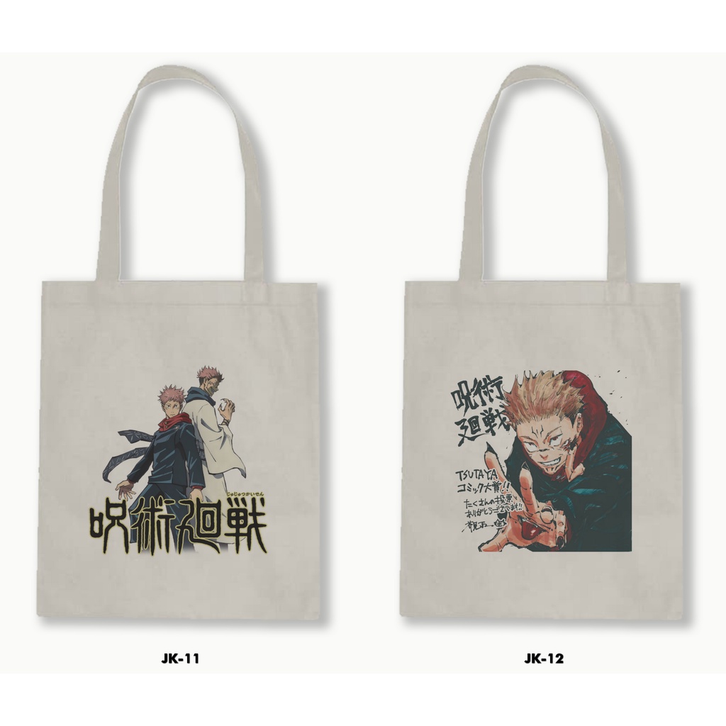 TOTE BAG BLACU - JUJUTSU KAISEN /ANIME/MANGA 01