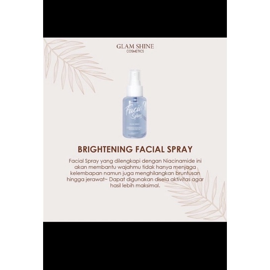 Facial spray Glamshine