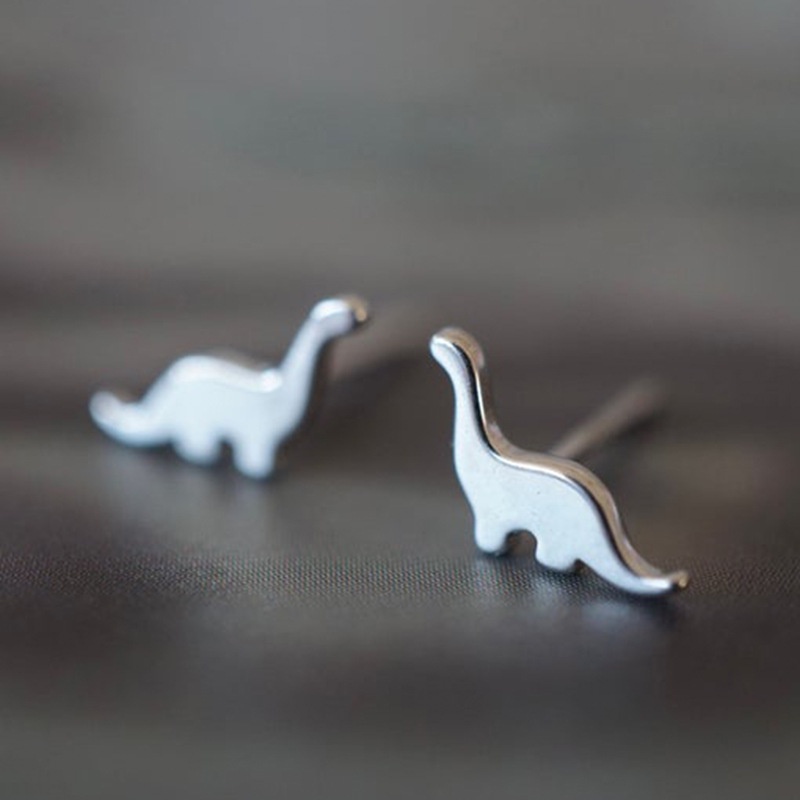 Anting Stud Bentuk Dinosaurus Mini Gaya Korea Untuk Wanita