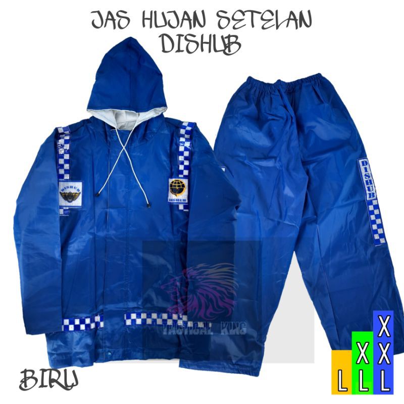 Jas hujan setelan Dishub// Jas hujan motor setelan baju dan celana terbaru/jas hujan dishub