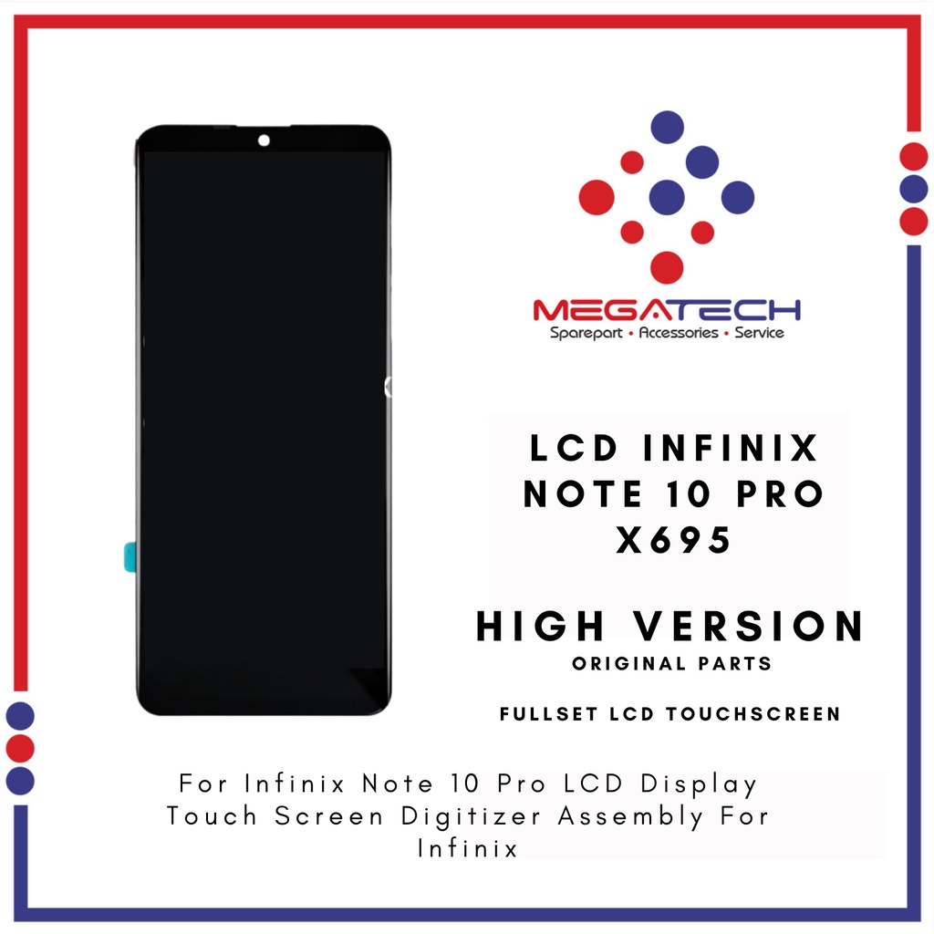 LCD Infinix Note 10 Pro X695 Fullset Touchscreen