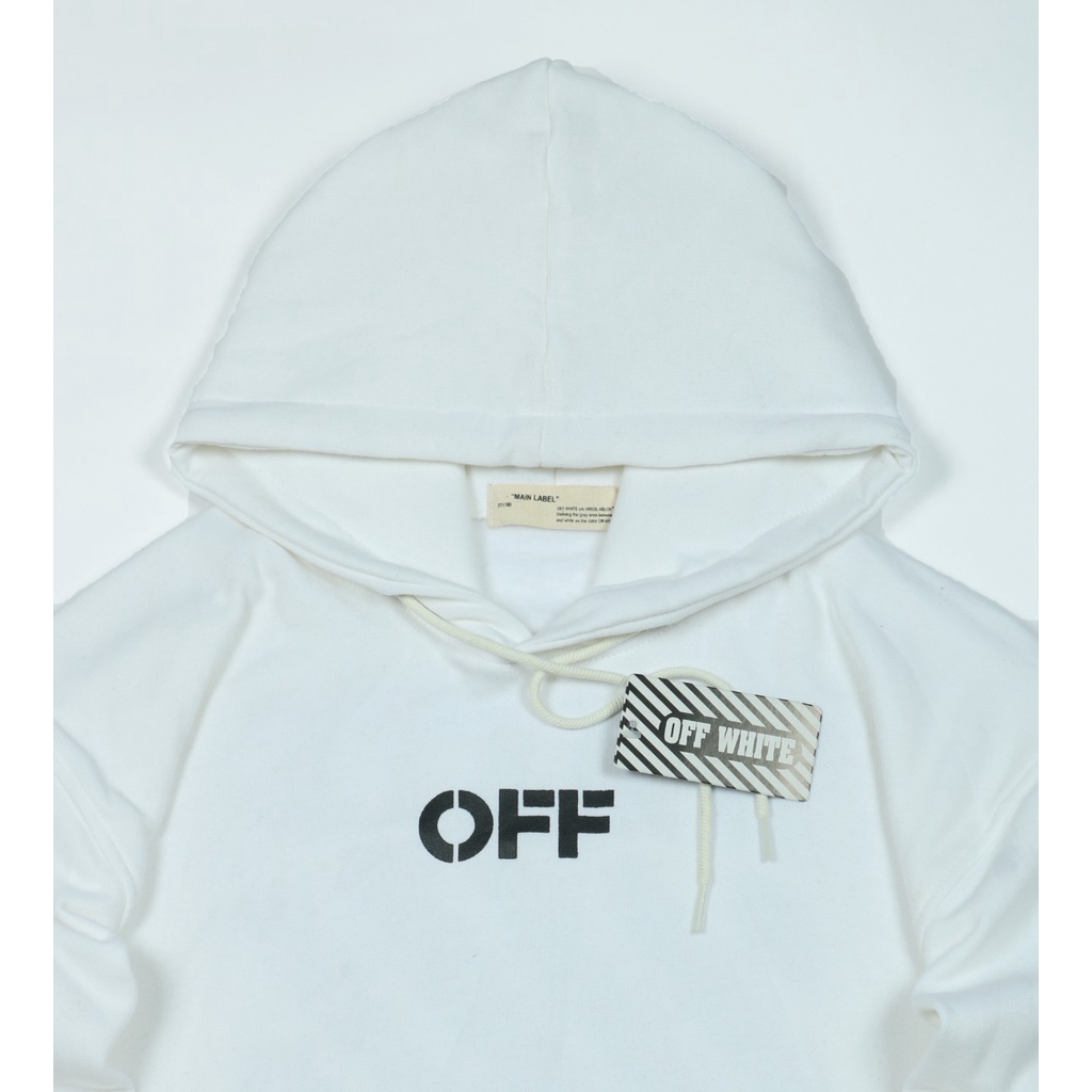 JAKET SWEATER HOODIE OF WHITE DIAGONAL SPRAY MIROR UNISEX PREMIUM QUALITY