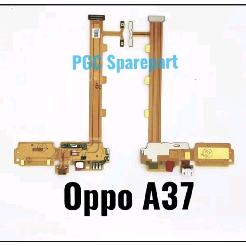 Original Flexible Connector Charger & Volume & Mic Oppo A37 Neo 9 - A37f - A37w - Fleksibel Konektor