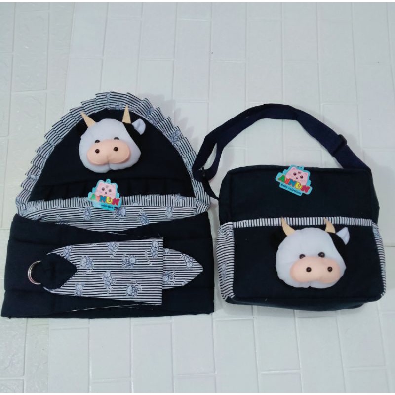 Set Bayi 3 in 1 Gendongan Samping+selimut+TAS Bayi Termurah