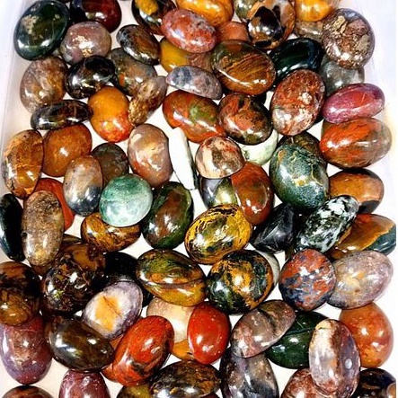 batu akik pancawarna Garut natural original