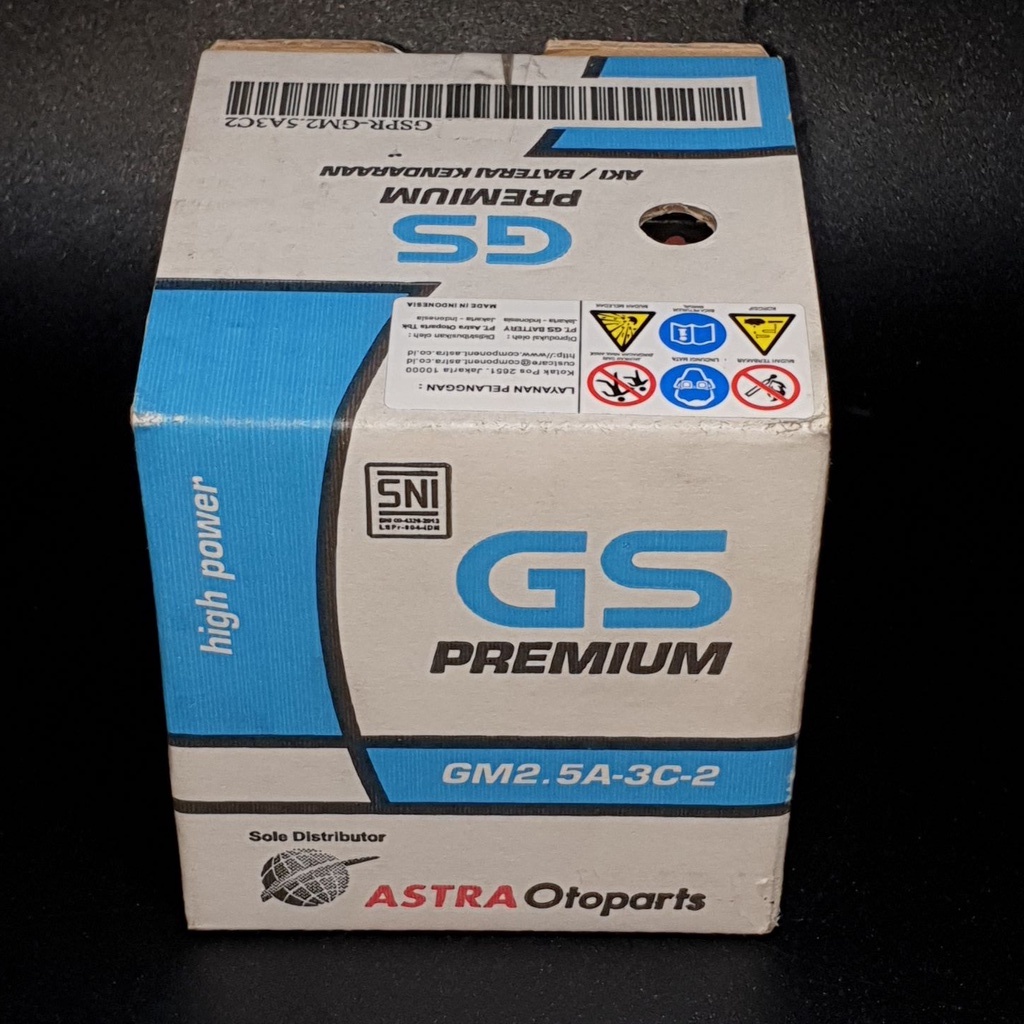 AKI BASAH GS ASTRA HONDA GL MAX DAN GL PRO DIJAMIN ORI TRMURAH