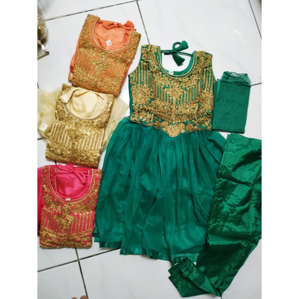 Dress India Anak Anak Free Celana Selendang