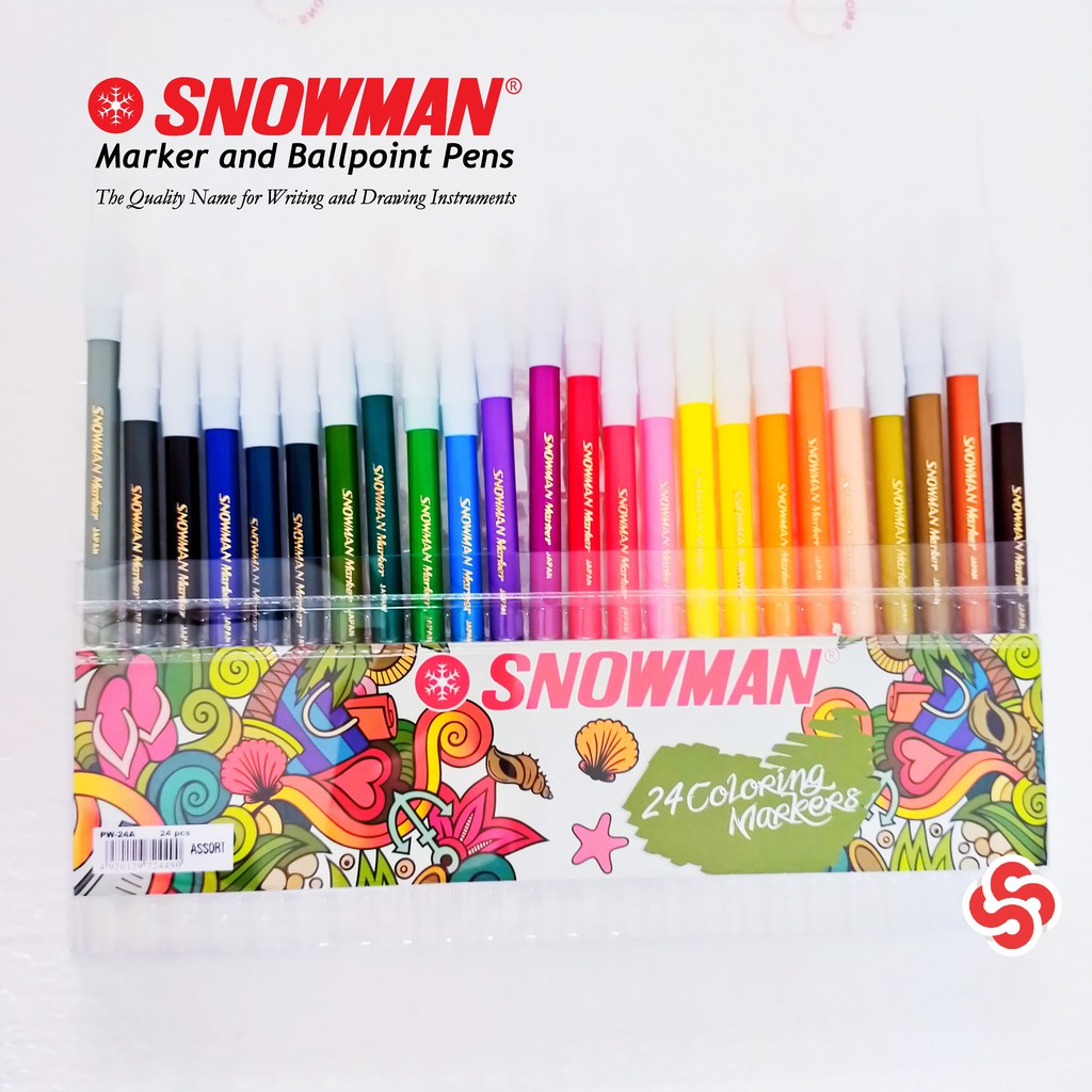 

Spidol 24 Warna Snowman