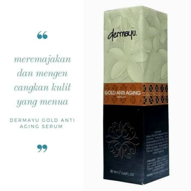 BPOM Dermayu Gold - dermayu gold anti aging serum