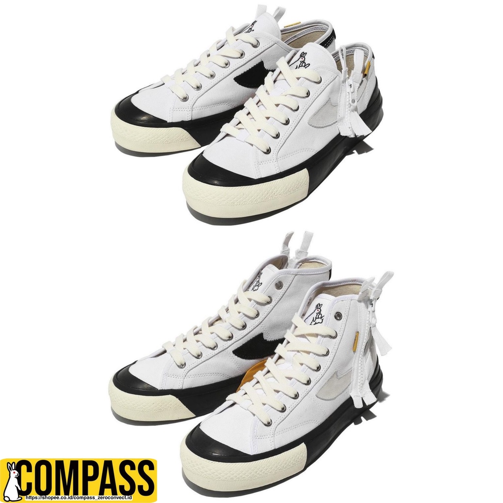 [ORIGINAL] Compass X Fxxking Rabbits FR2 Proto Gazelle V2 JAPAN Version Edition Edisi Jepang Low Hi High White