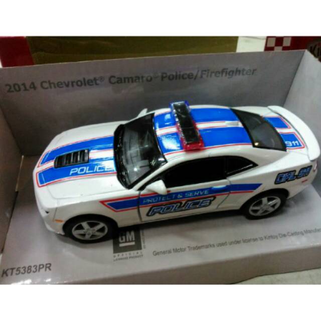 Miniatur chevrolet camaro police/firerighter '14