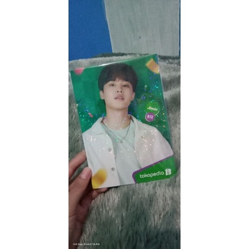 poscard BTS jimin toko hijau