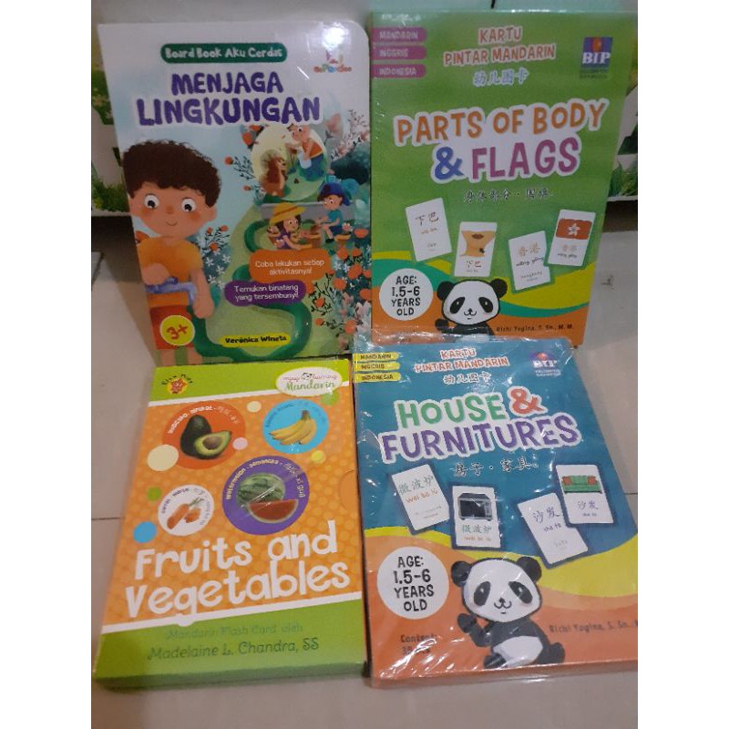 Boardbook Menjaga Lingkungan, Flash Card