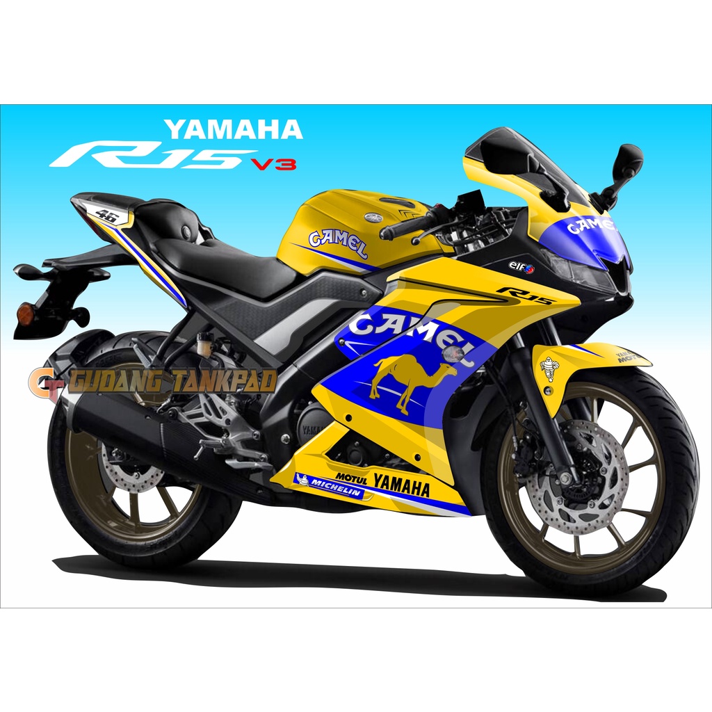 STICKER DECAL / STIKER FULL BODY R15 V3 VARIASI CAMEL