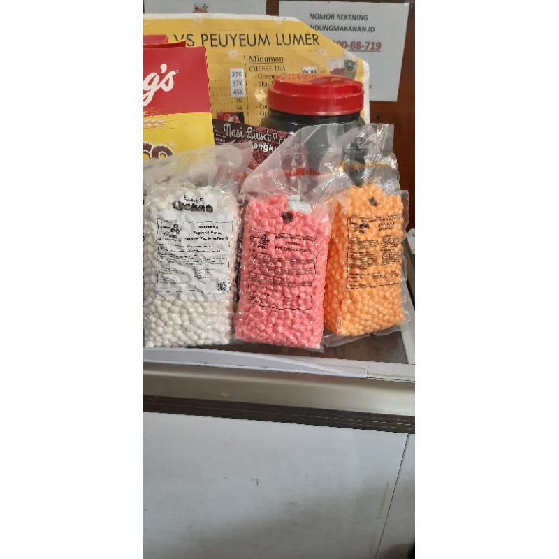 

bubble tapioca pearl aneka rasa warna 1kg