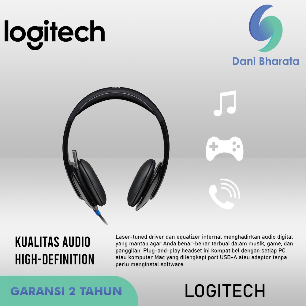 Headset USB Logitech H540 ORIGINAL LOGITECH