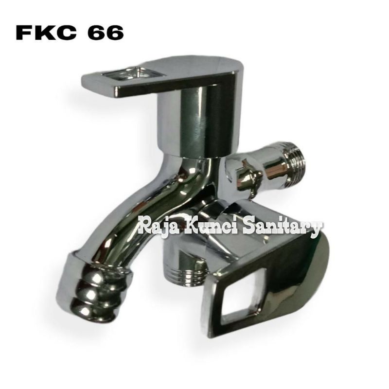 Kran Cabang Hitam Black/Chrome/Kran Cabang Engkol Bolong/Kran Shower/ABS Series