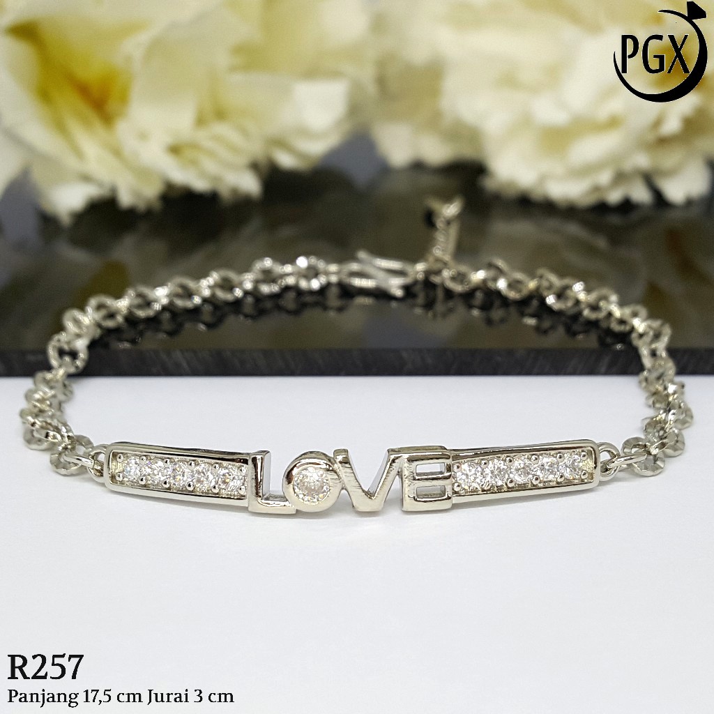 PGX Gelang Tangan Xuping Wanita Perhiasan Lapis Emas Aksesoris Fashion Premium - R257