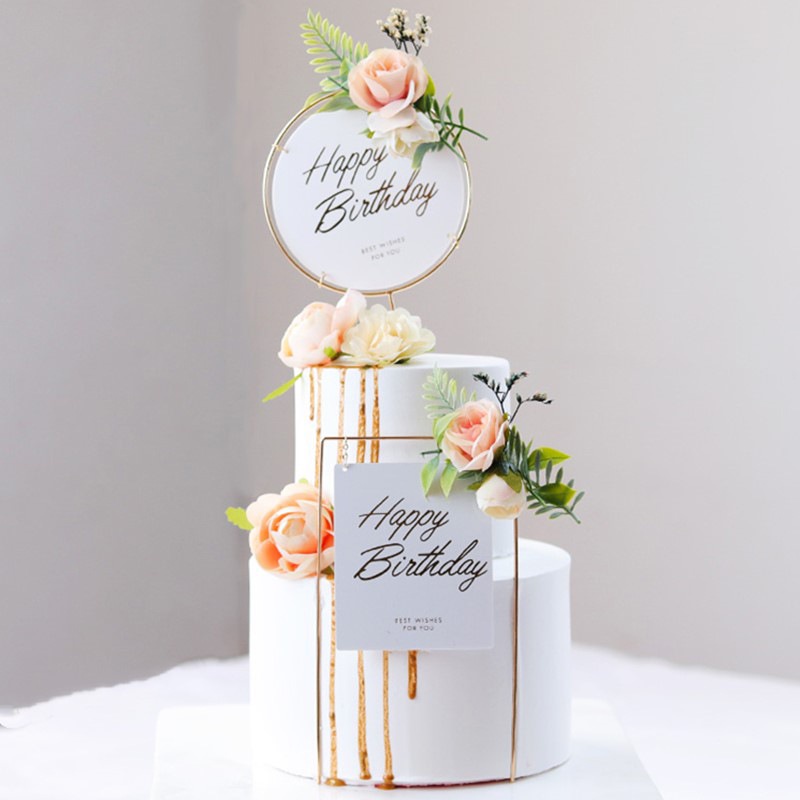 PartyHouse.Medan Topper Cake Happy Birthday