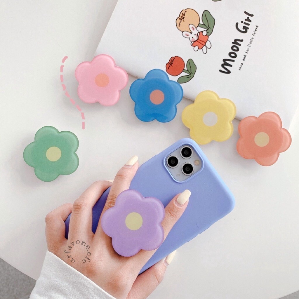 FLOWER ACRYLIC Popsocket / Phone Holder Stand / Griptok Bunga