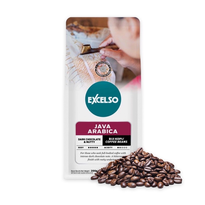 

Kopi Excelso Java Arabica Biji 200Gr