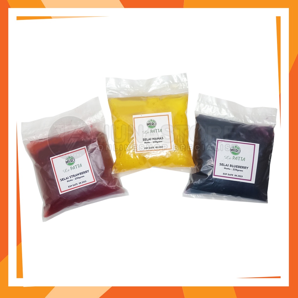 

Selai lepatta tropicana strawberry/blueberry/nanas 250gr