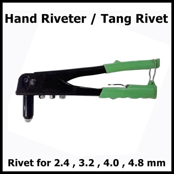 Hand Riveter Tang Rivet Ripet Untuk 2.4 3.2 4.0 4.8 mm