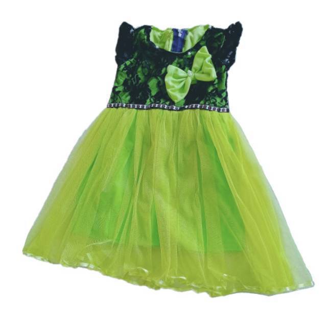 Dress anak mewah murah tutu meriah 1 2 tahun PTDD