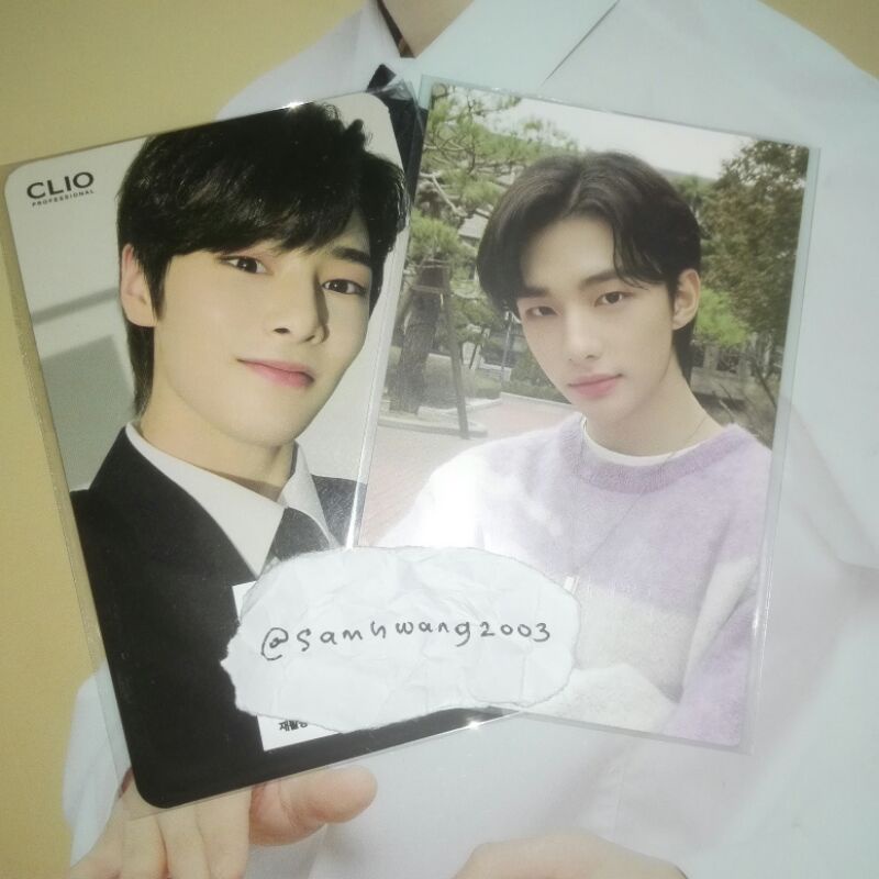 pc photocard hyunjin go live ods other double side clio office double side i.n jeongin BOOKED